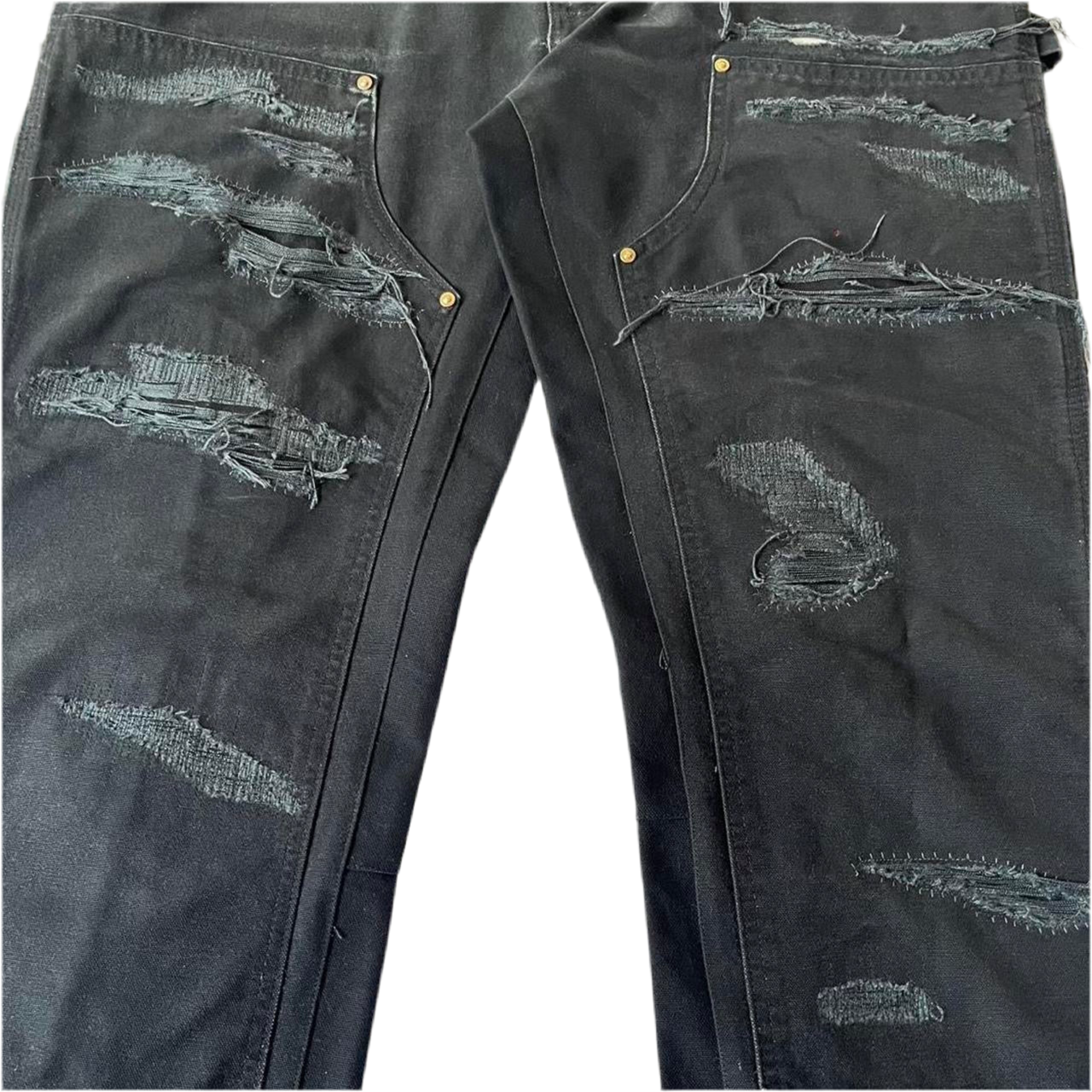 Distressed repaired double knees