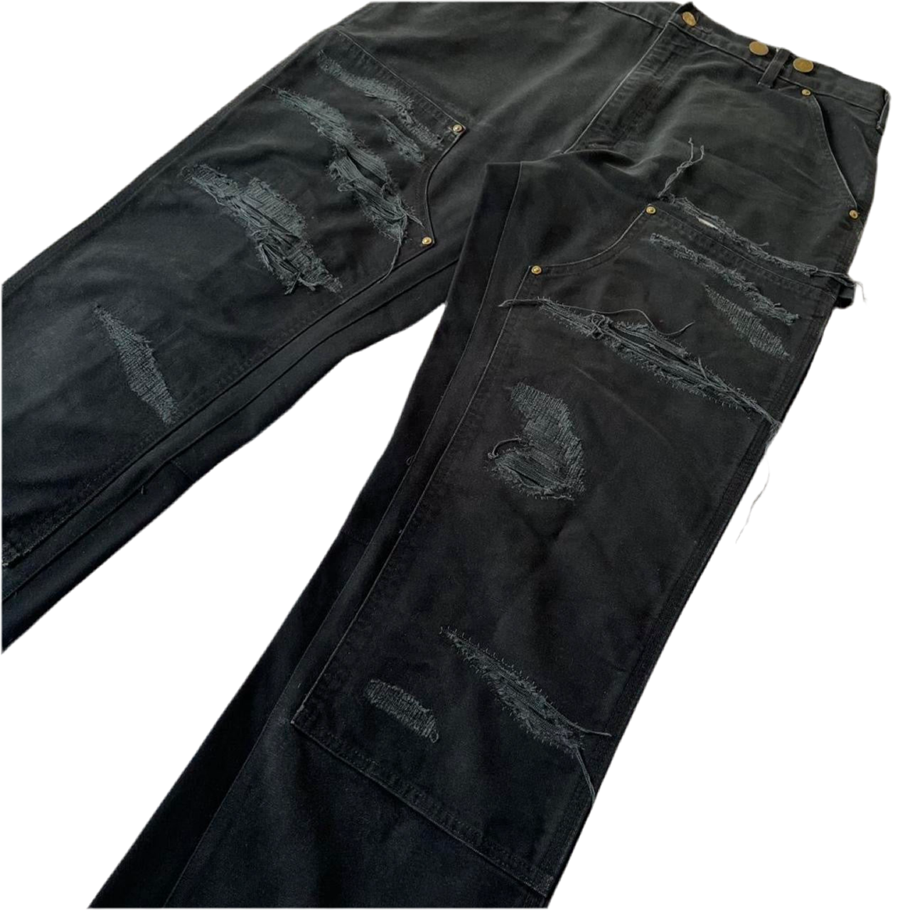Distressed repaired double knees