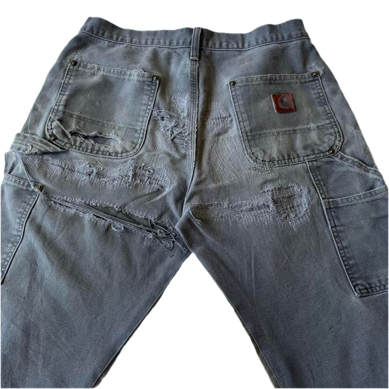 Distressed repaired double knees