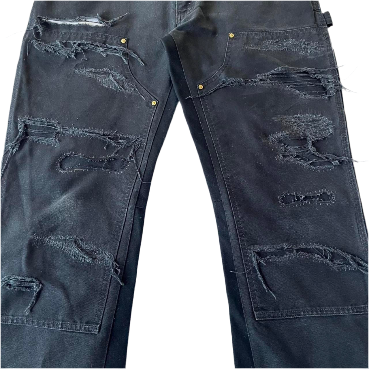 Distressed repaired double knees
