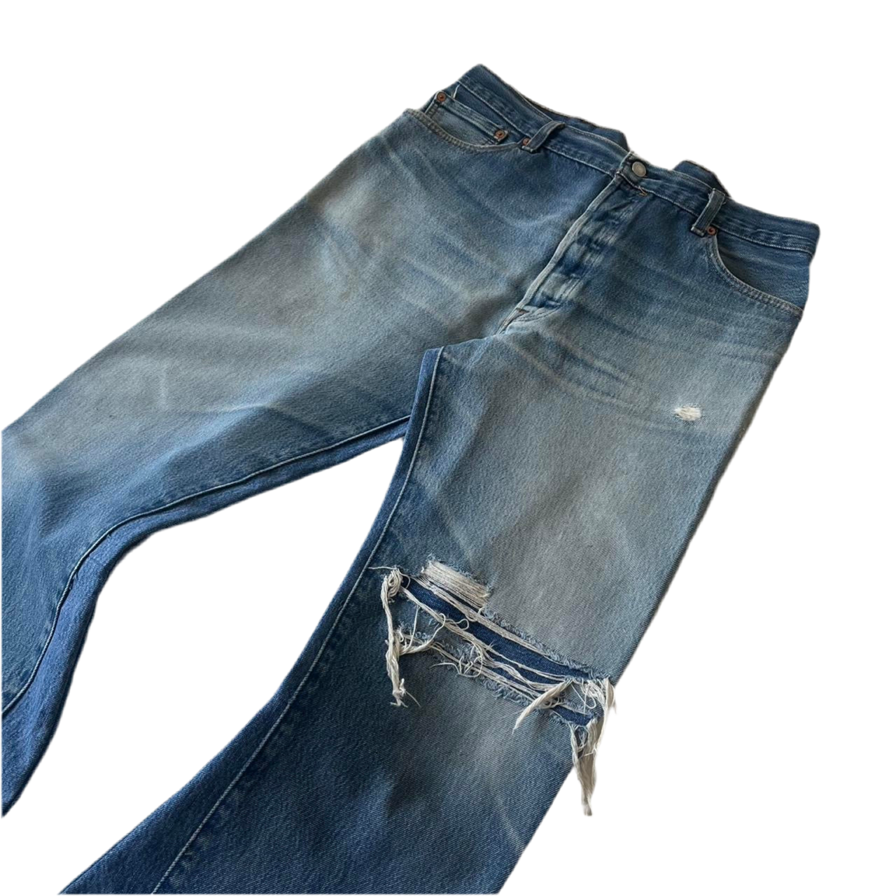 Distressed/Repaired denim