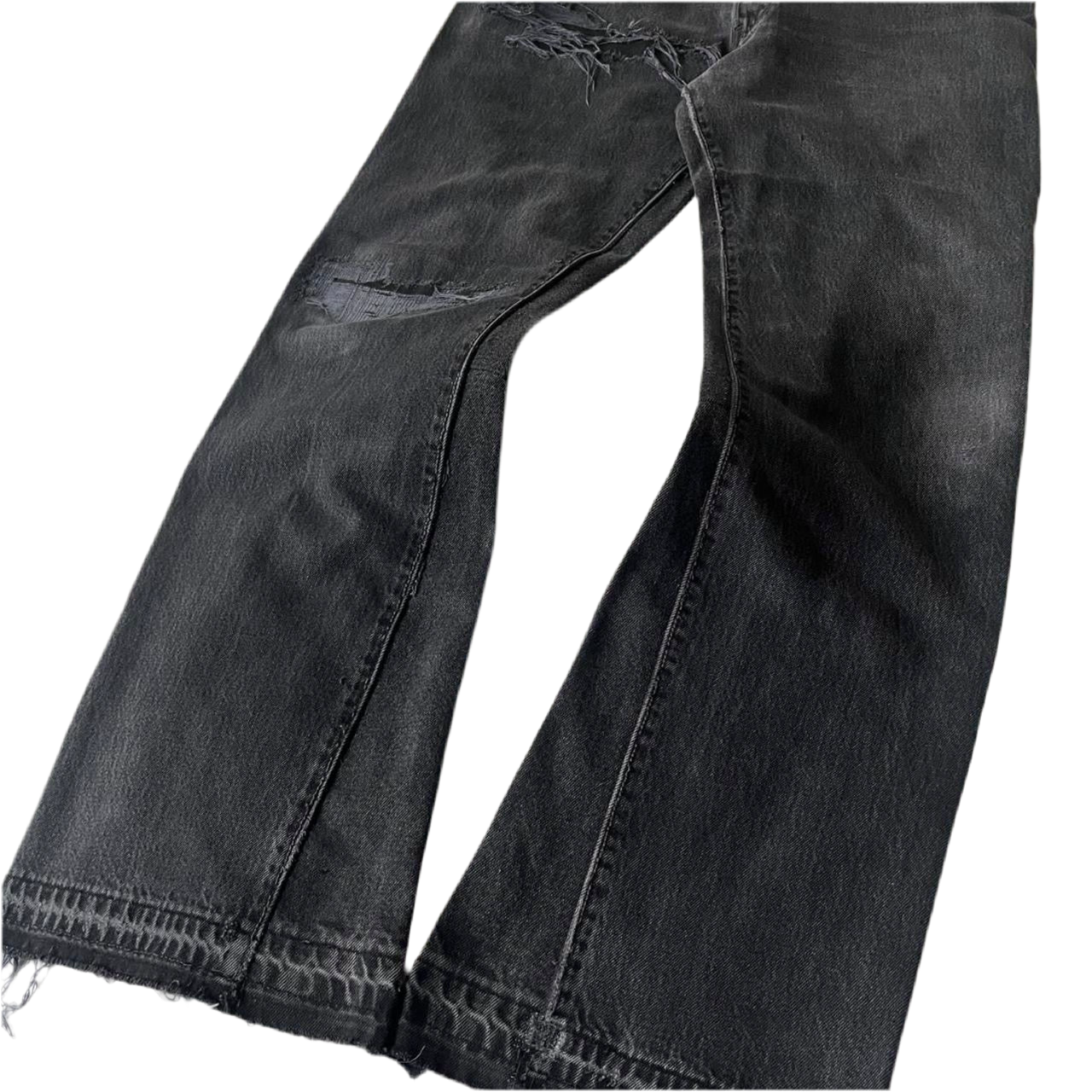 Distressed/Repaired denim