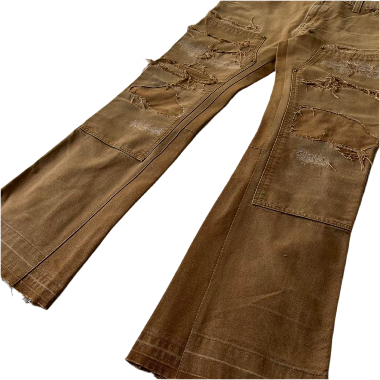 Distressed repaired double knees