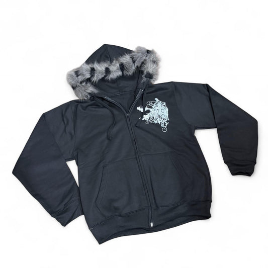 Ballistics Charcoal Fur Hoodie