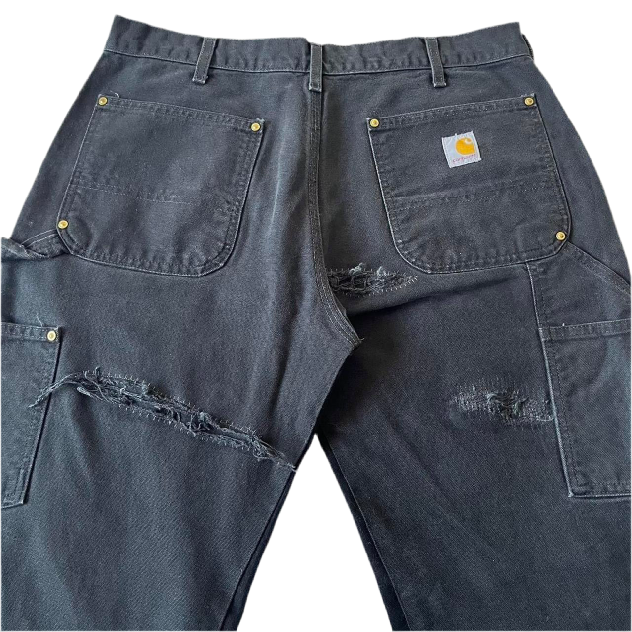 Distressed repaired double knees