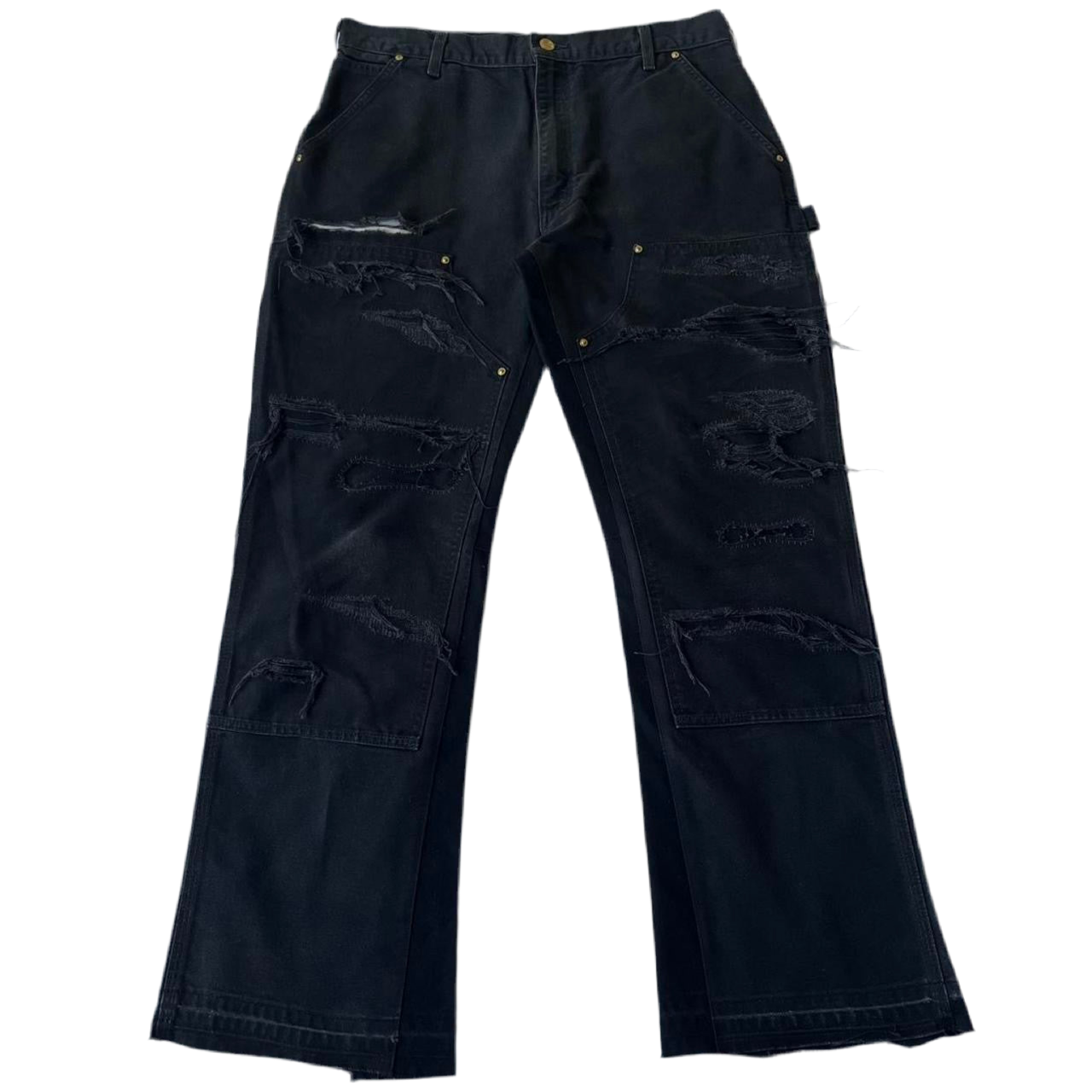 Distressed repaired double knees
