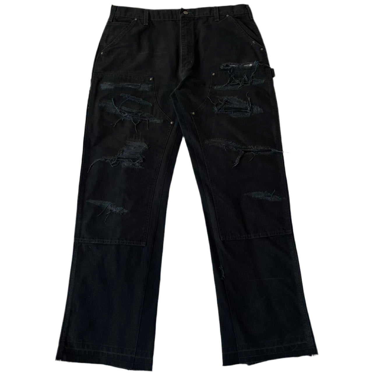 Distressed repaired double knees