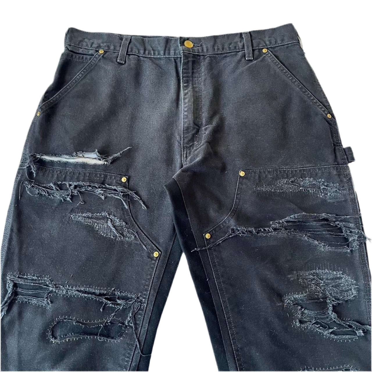 Distressed repaired double knees