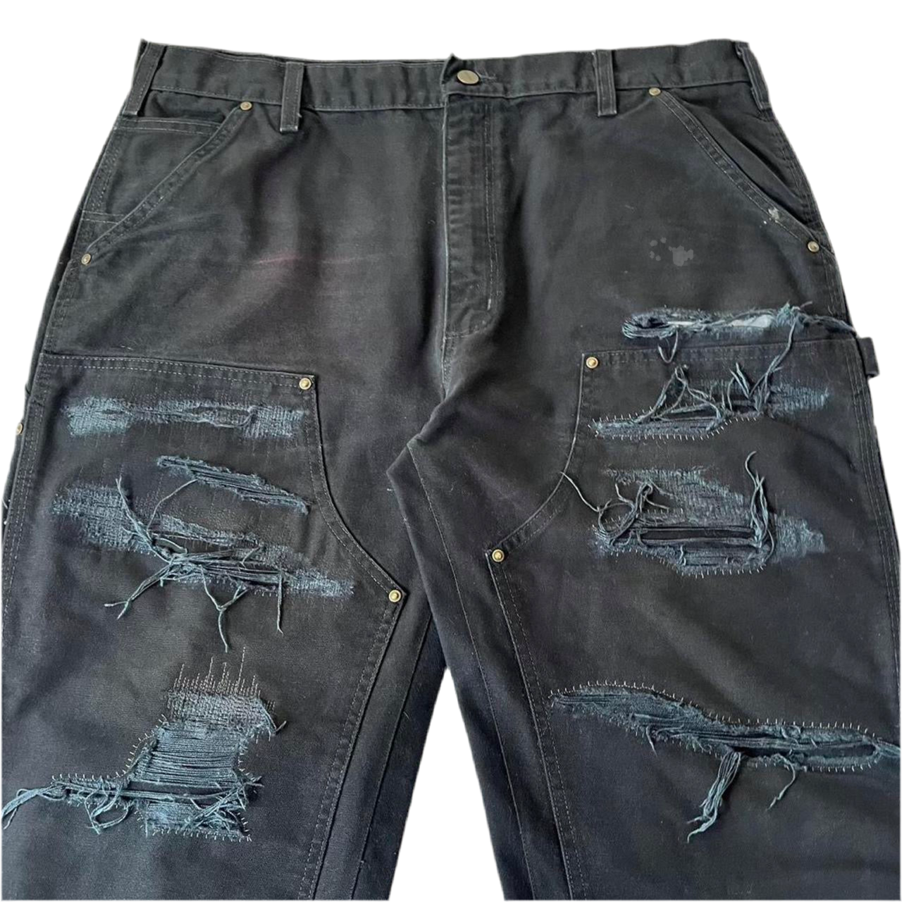 Distressed repaired double knees