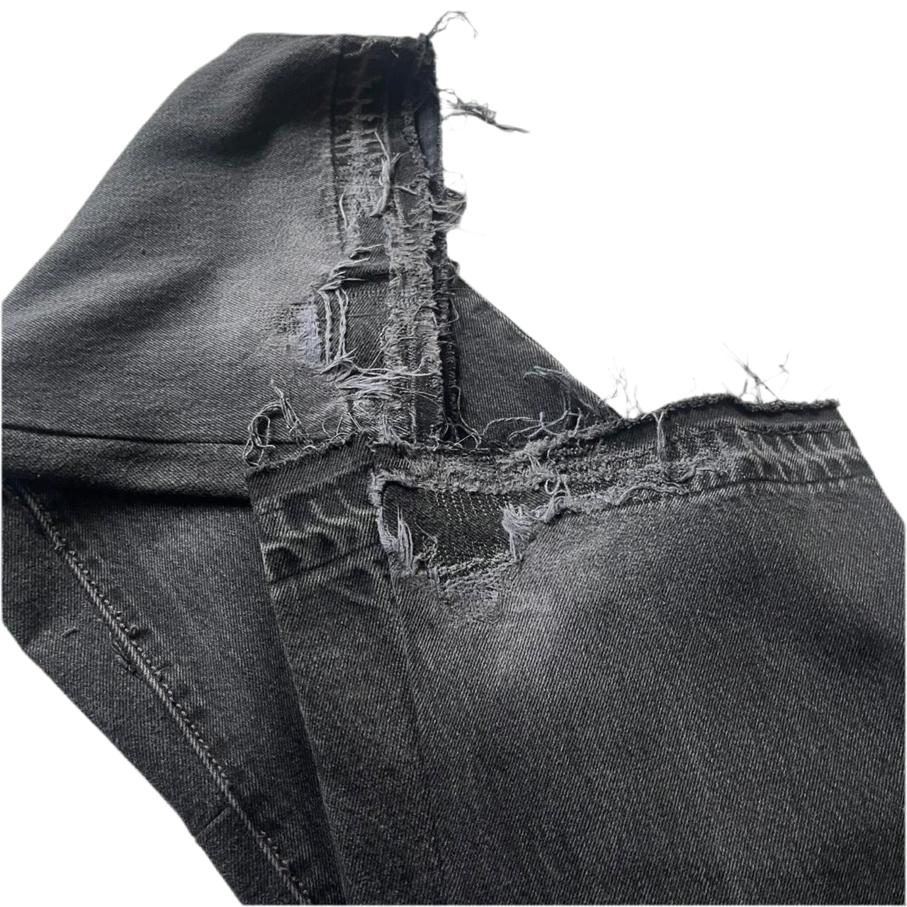 Distressed/Repaired denim