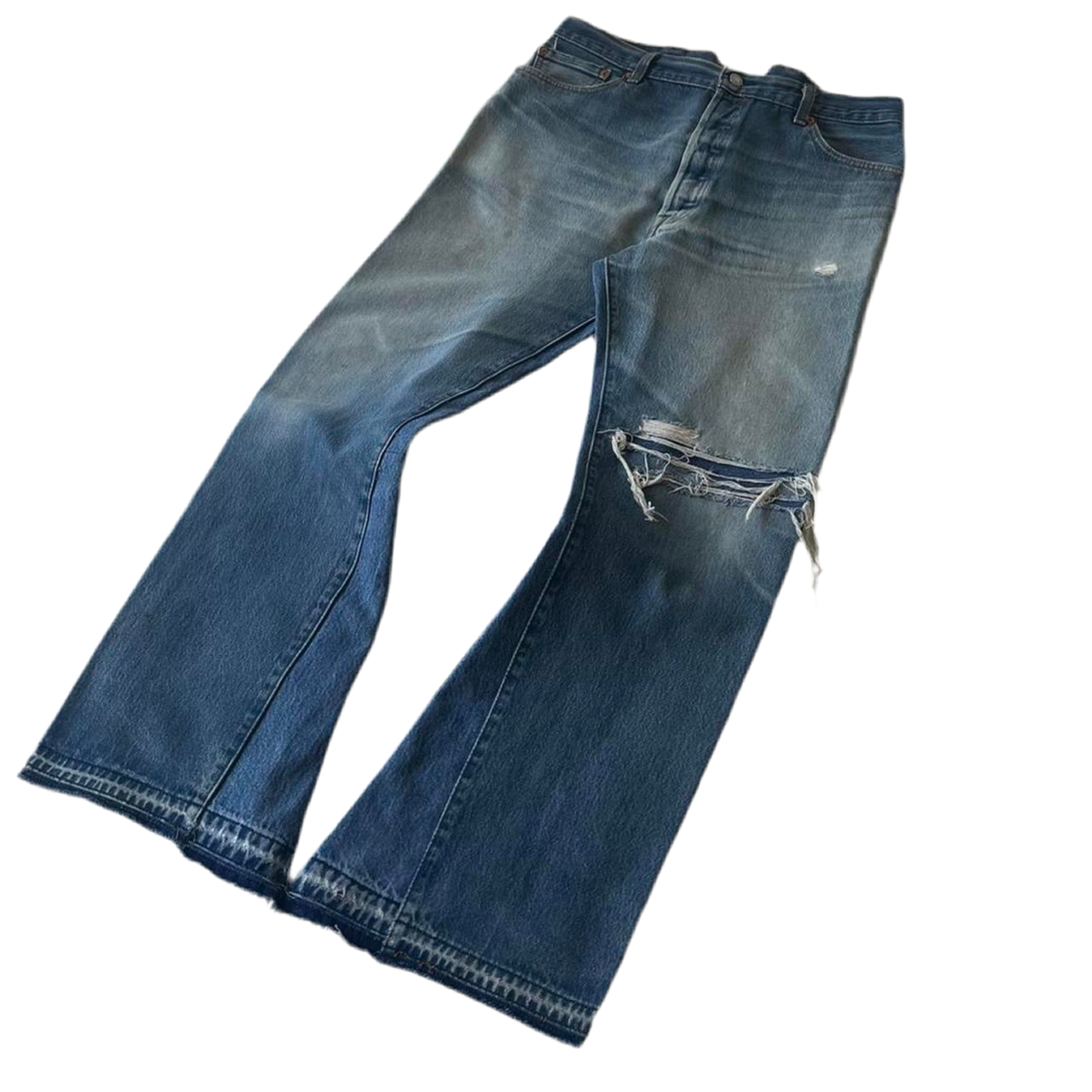 Distressed/Repaired denim