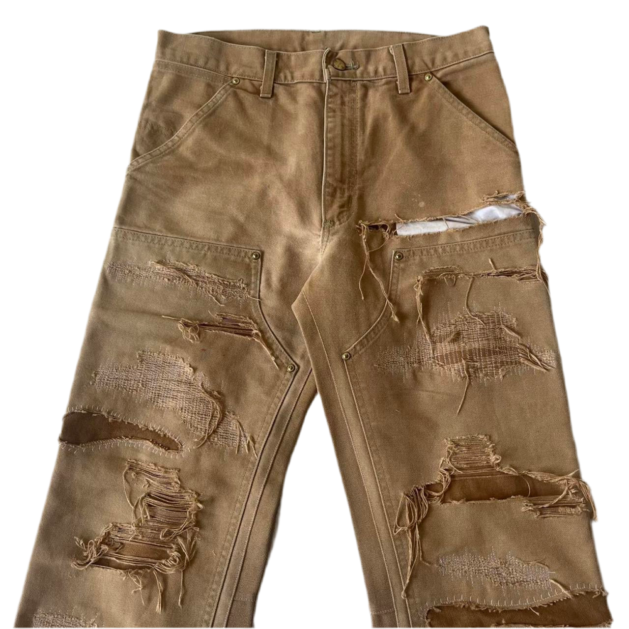 Distressed repaired double knees
