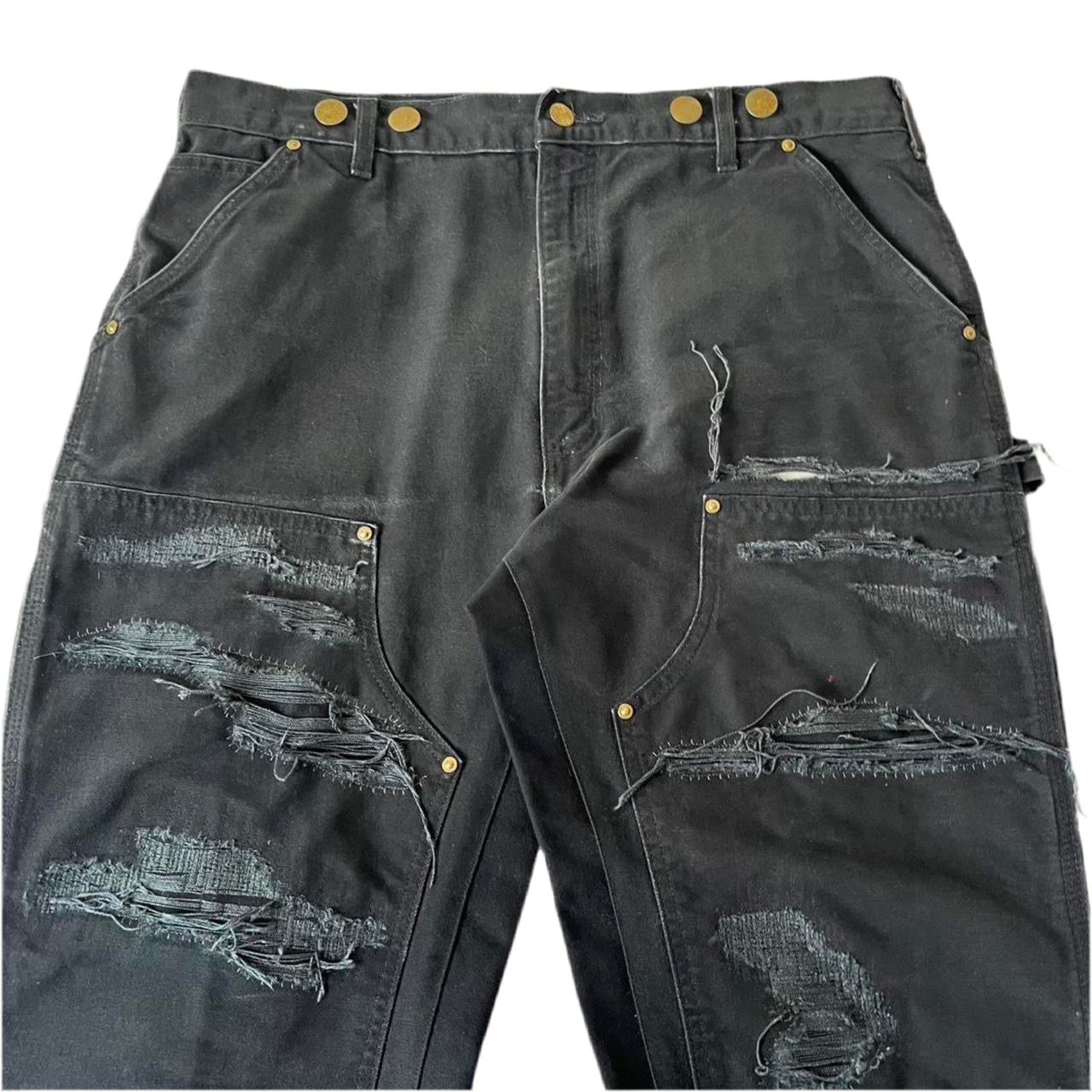 Distressed repaired double knees