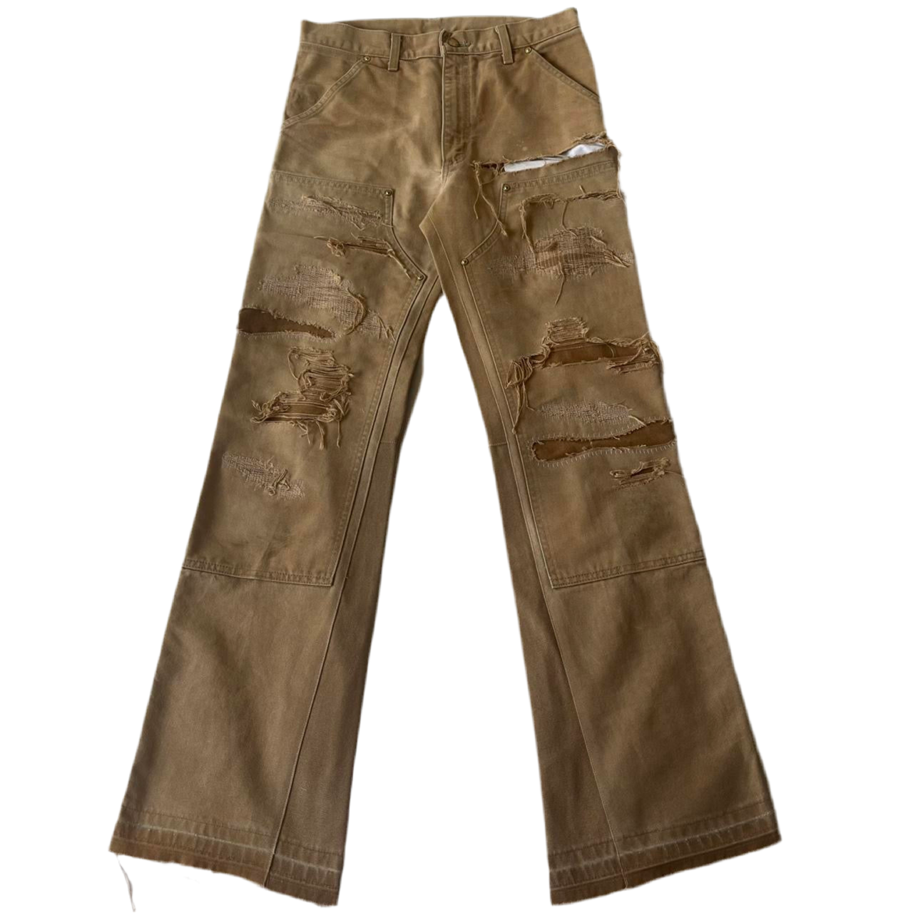 Distressed repaired double knees