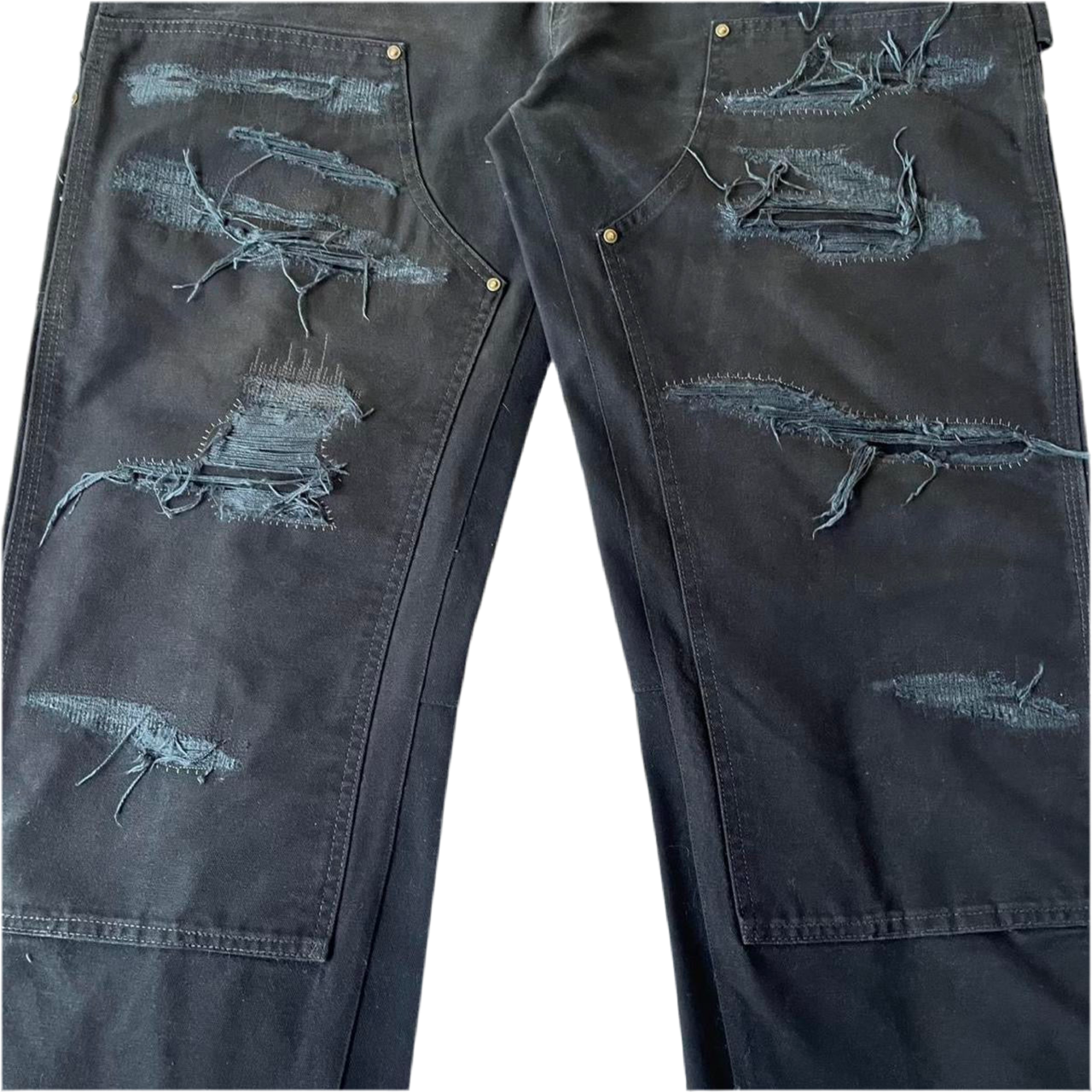 Distressed repaired double knees