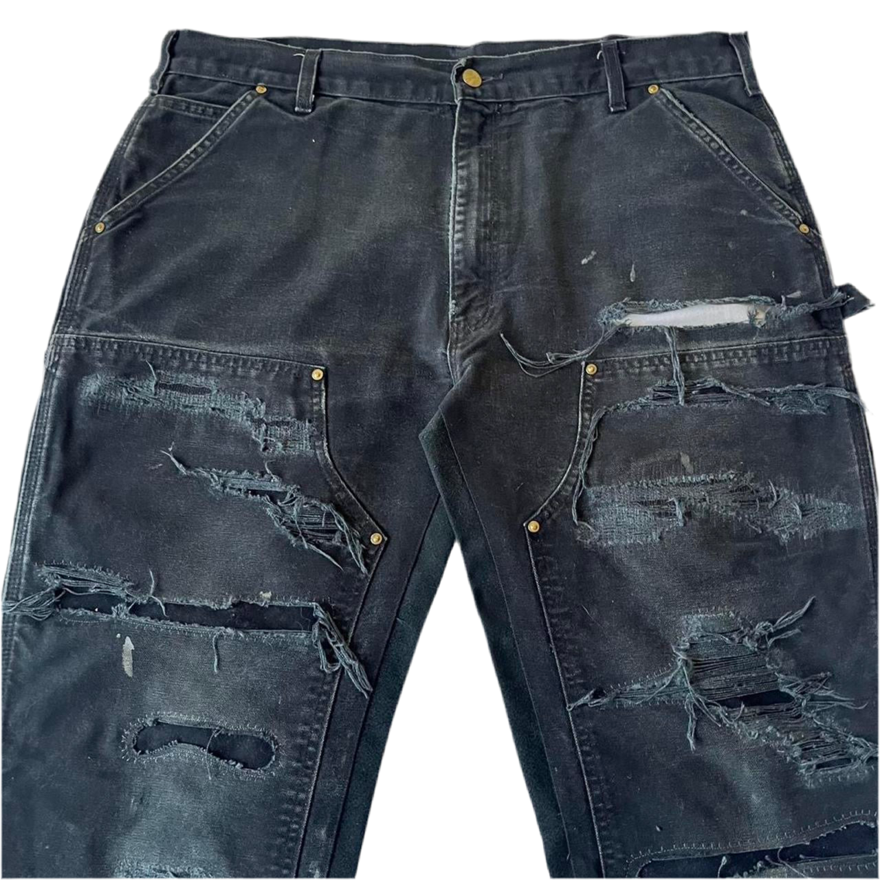 Distressed repaired double knees