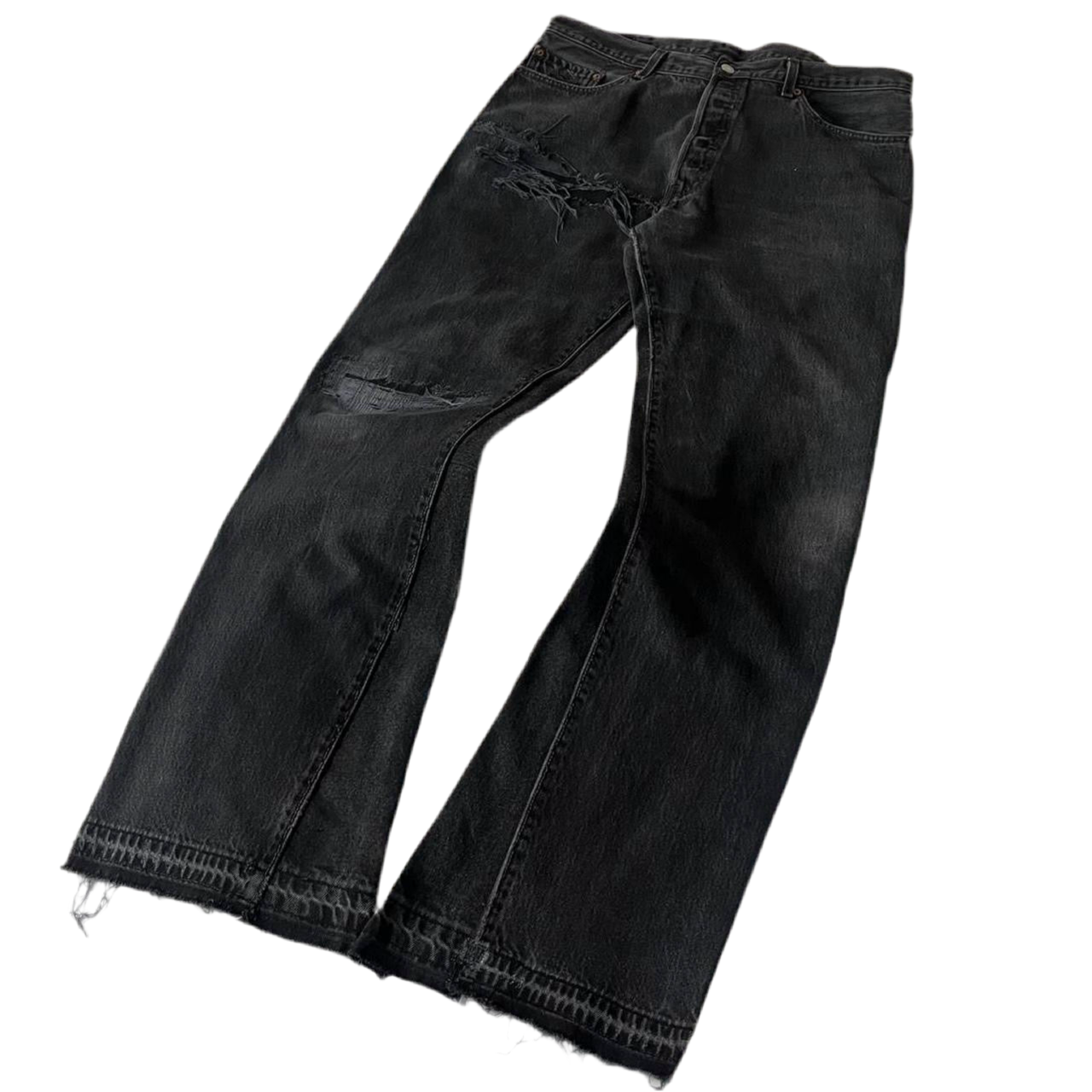 Distressed/Repaired denim