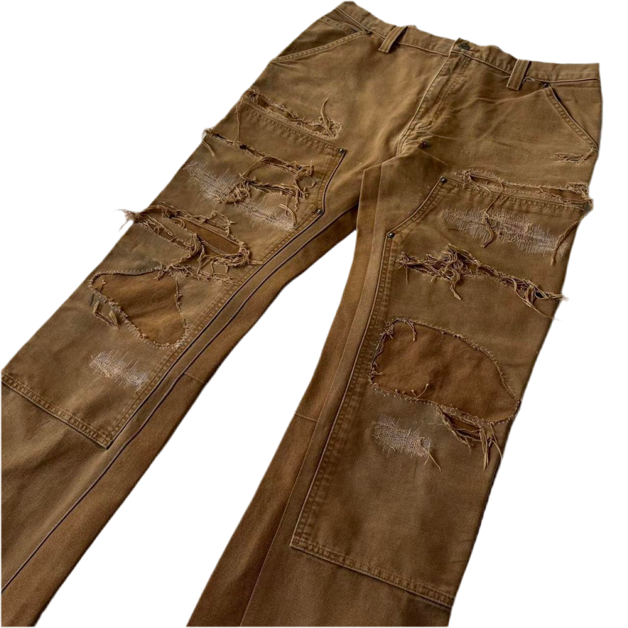 Distressed repaired double knees