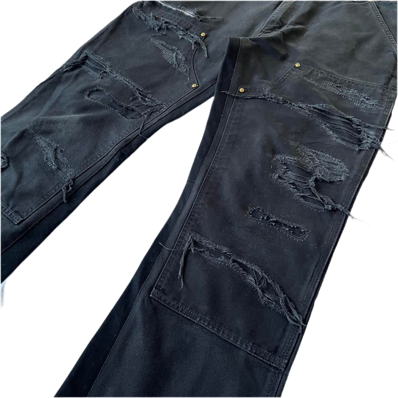 Distressed repaired double knees