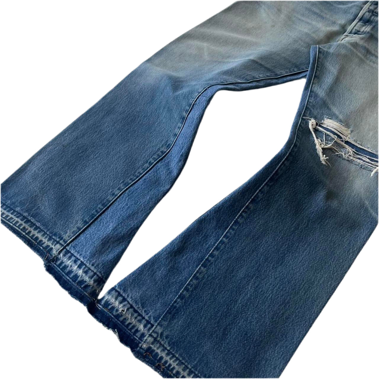 Distressed/Repaired denim