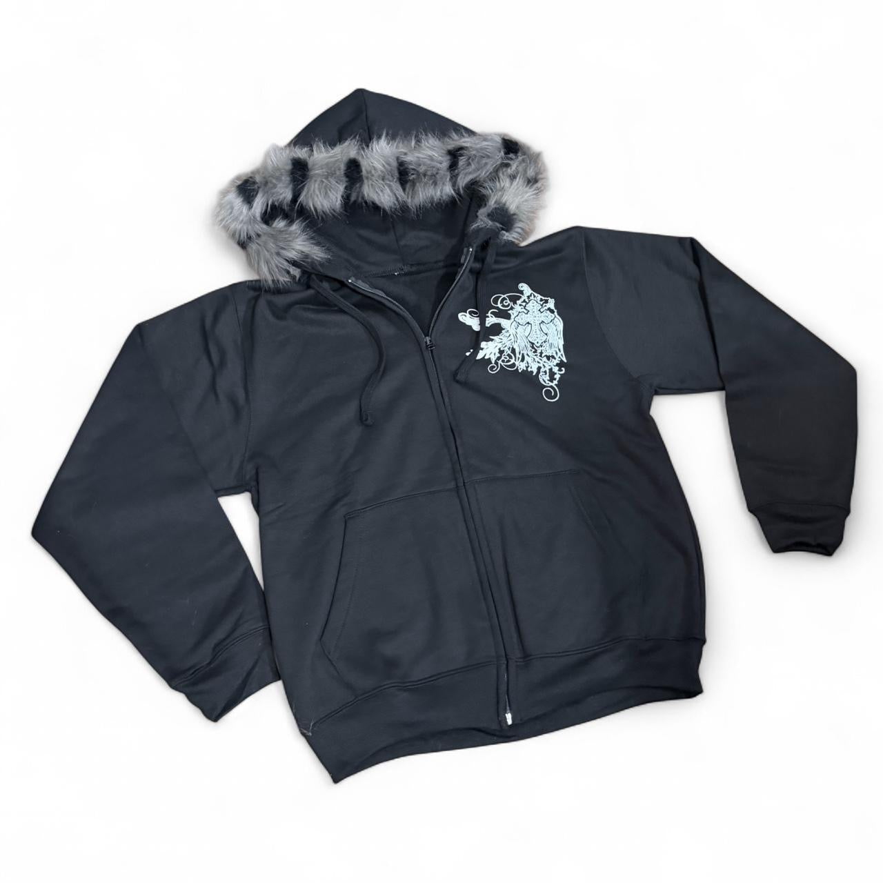 Ballistics Charcoal Fur Hoodie