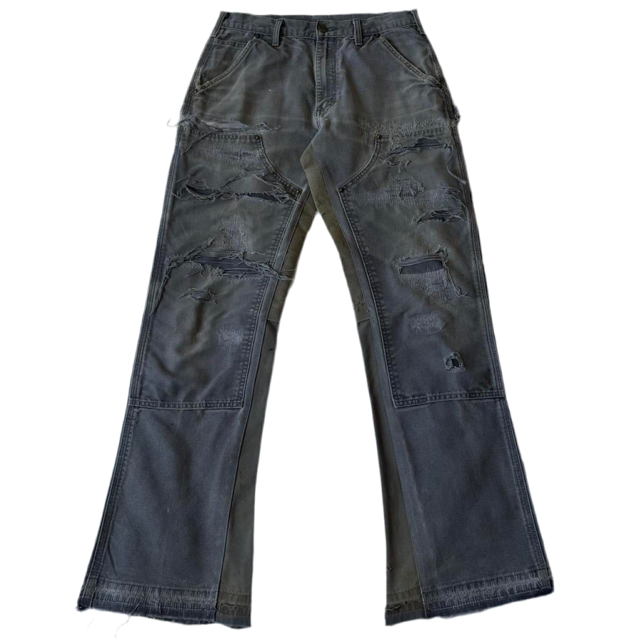 Distressed repaired double knees
