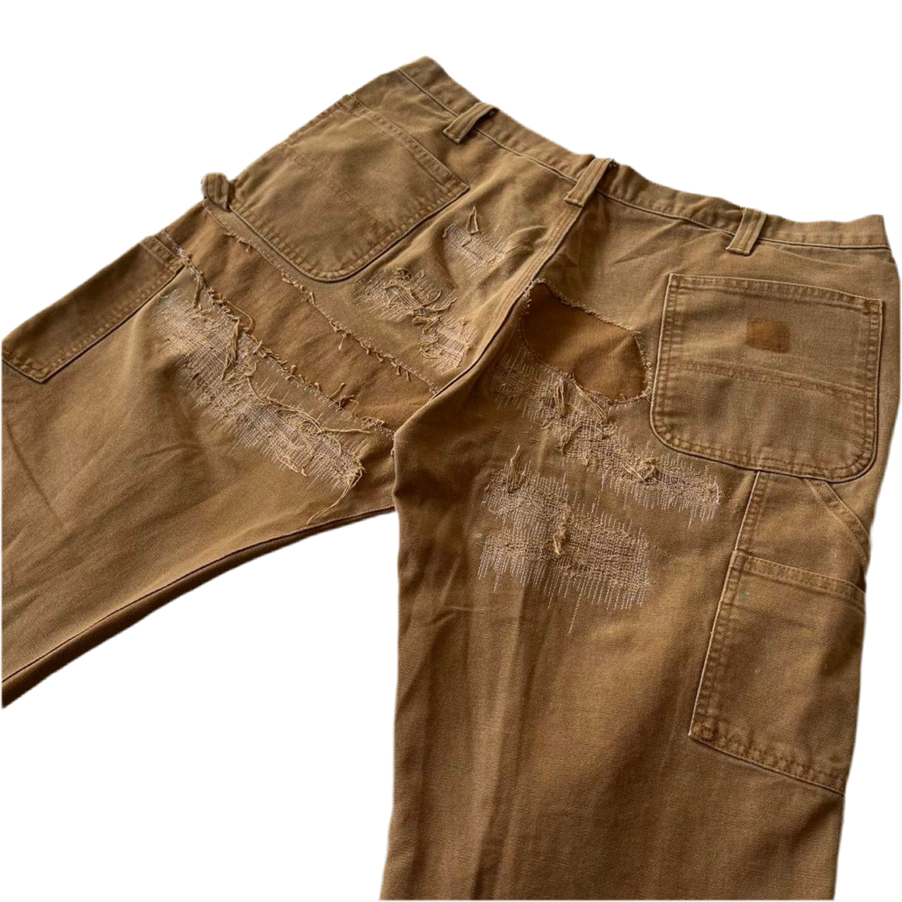 Distressed repaired double knees