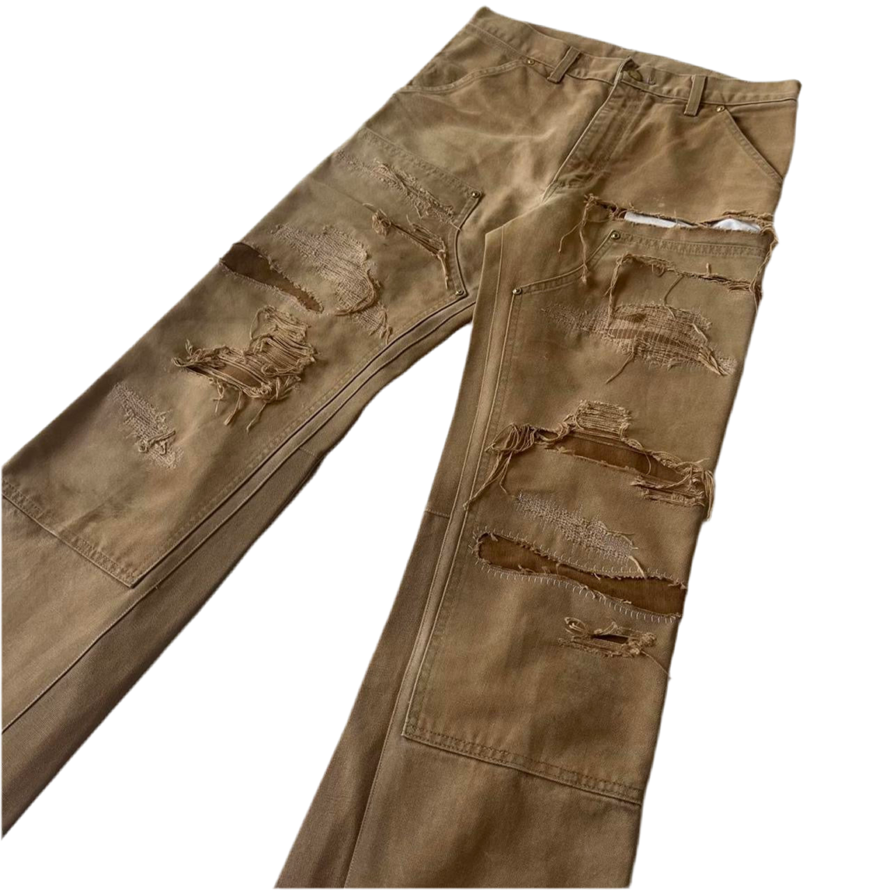 Distressed repaired double knees