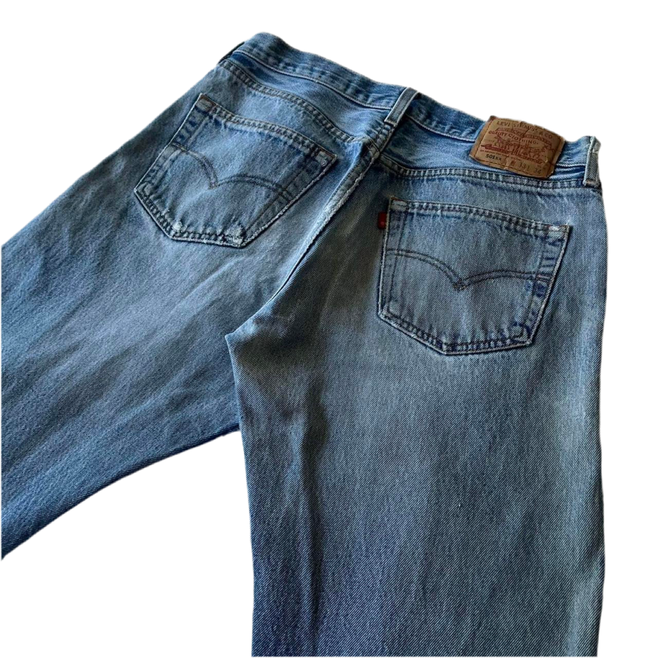 Distressed/Repaired denim