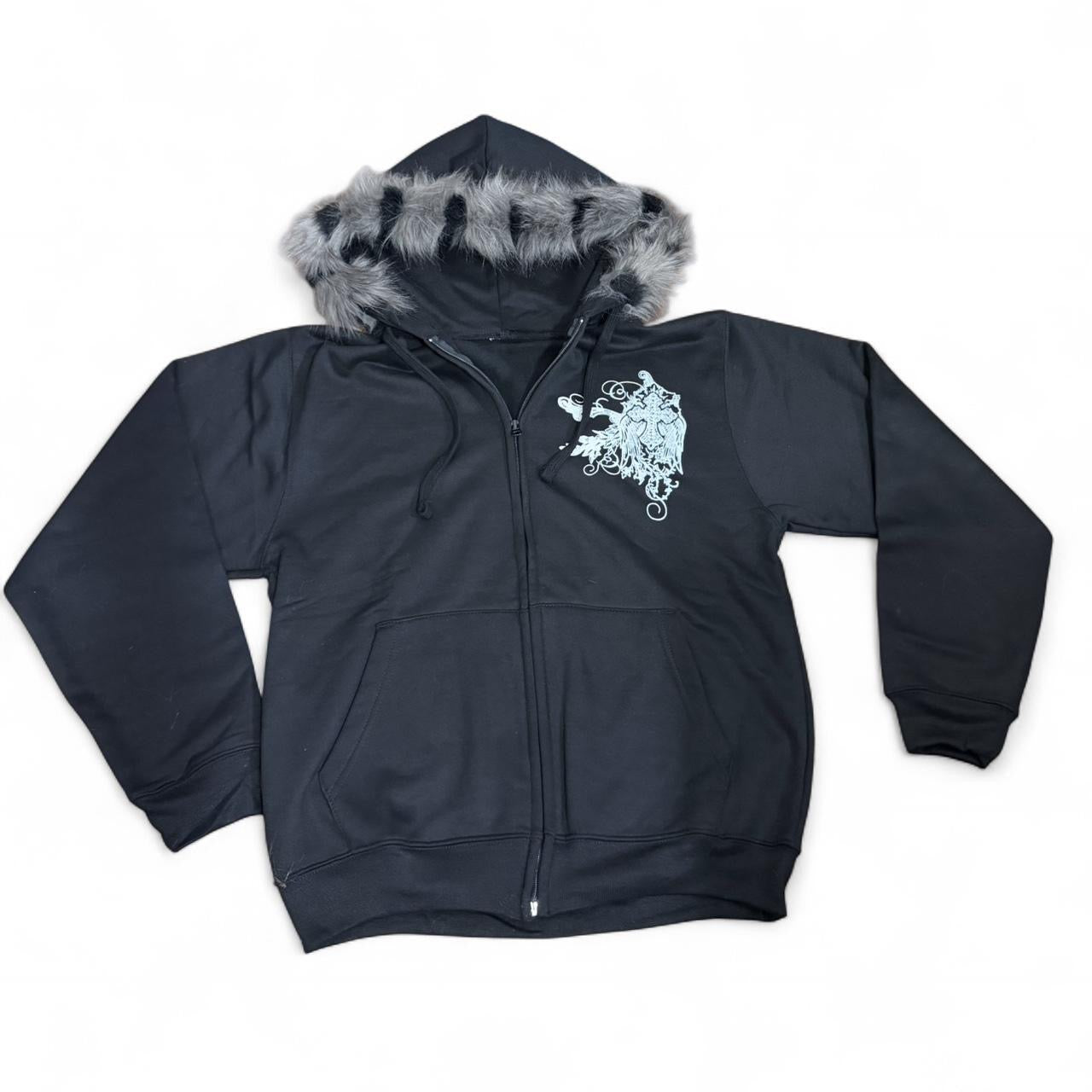 Ballistics Charcoal Fur Hoodie