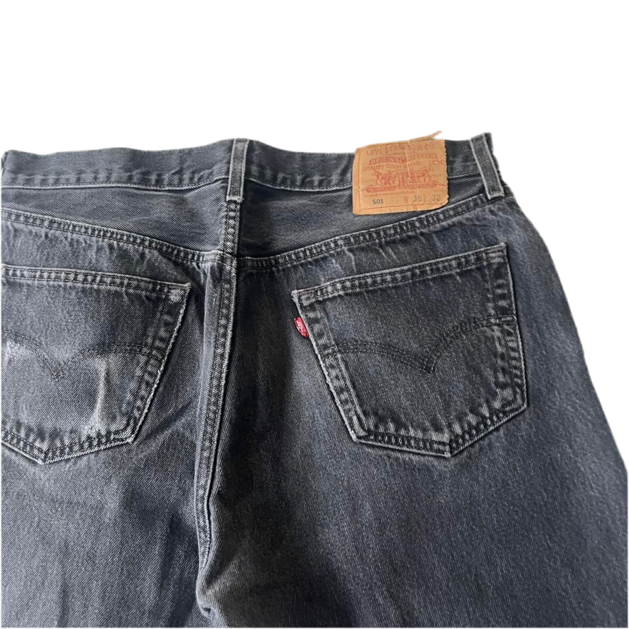 Distressed/Repaired denim