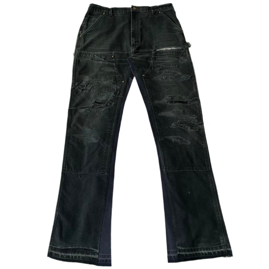Distressed repaired double knees