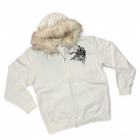 Ballistics Black&Brown Fur Hoodie