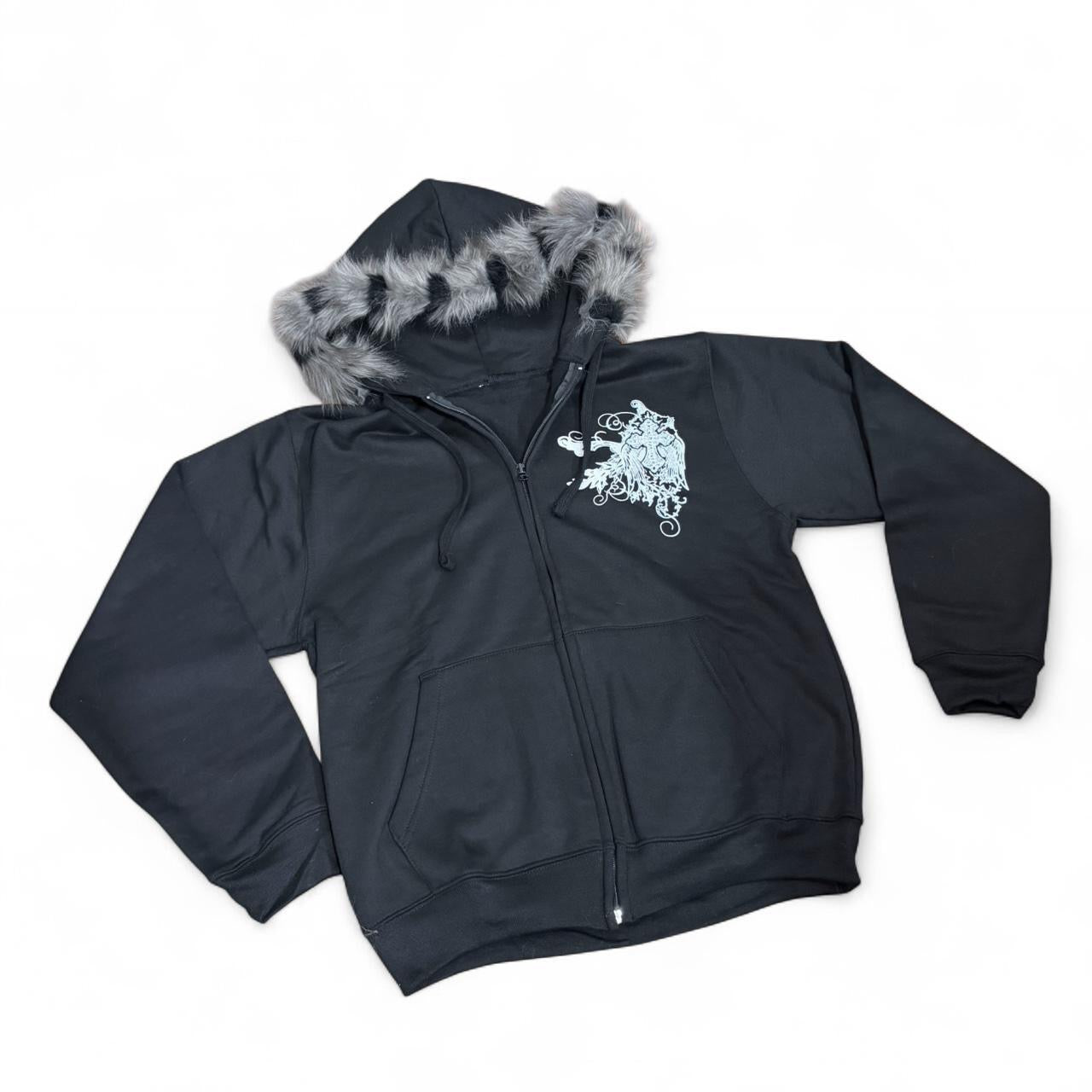 Ballistics Charcoal Fur Hoodie
