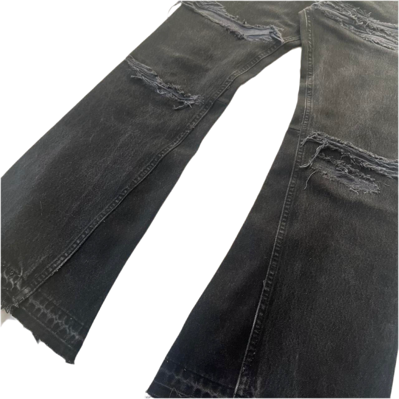 Distressed/Repaired denim