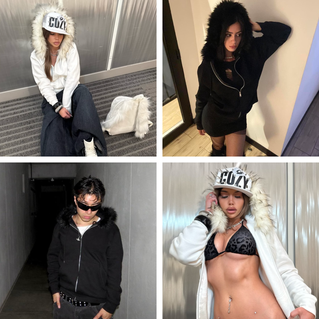 Classic Duo Bundle - 2 BLANK Fur Hoodies