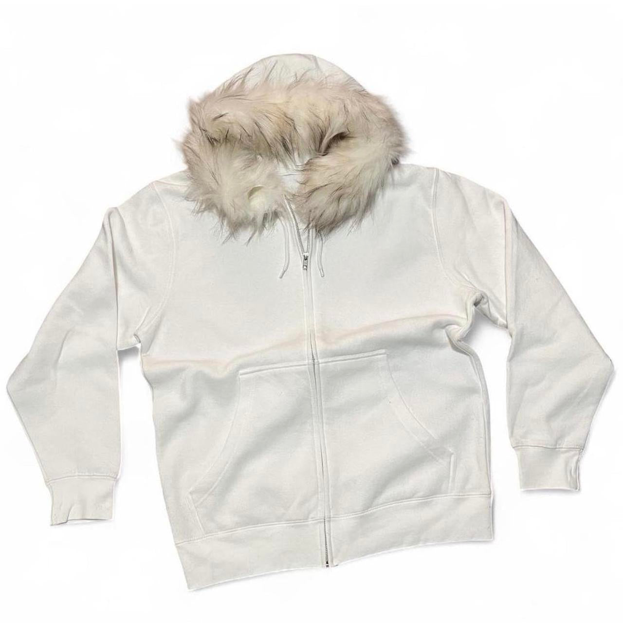 Ballistics Crème BLANK Fur Hoodie
