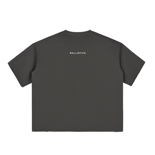Icarus Boxy Raw-Edge Shirt