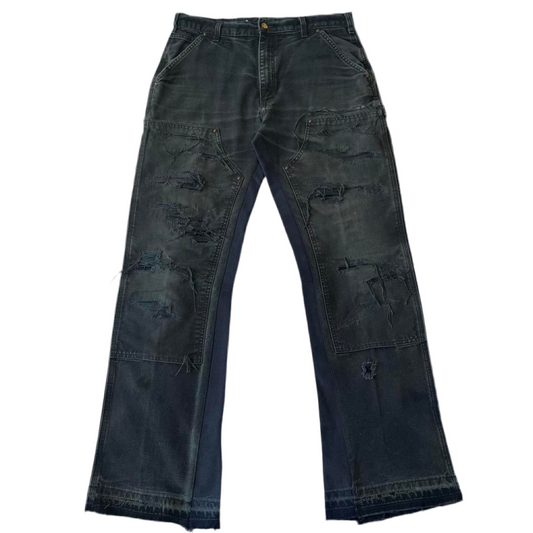 Distressed repaired double knees