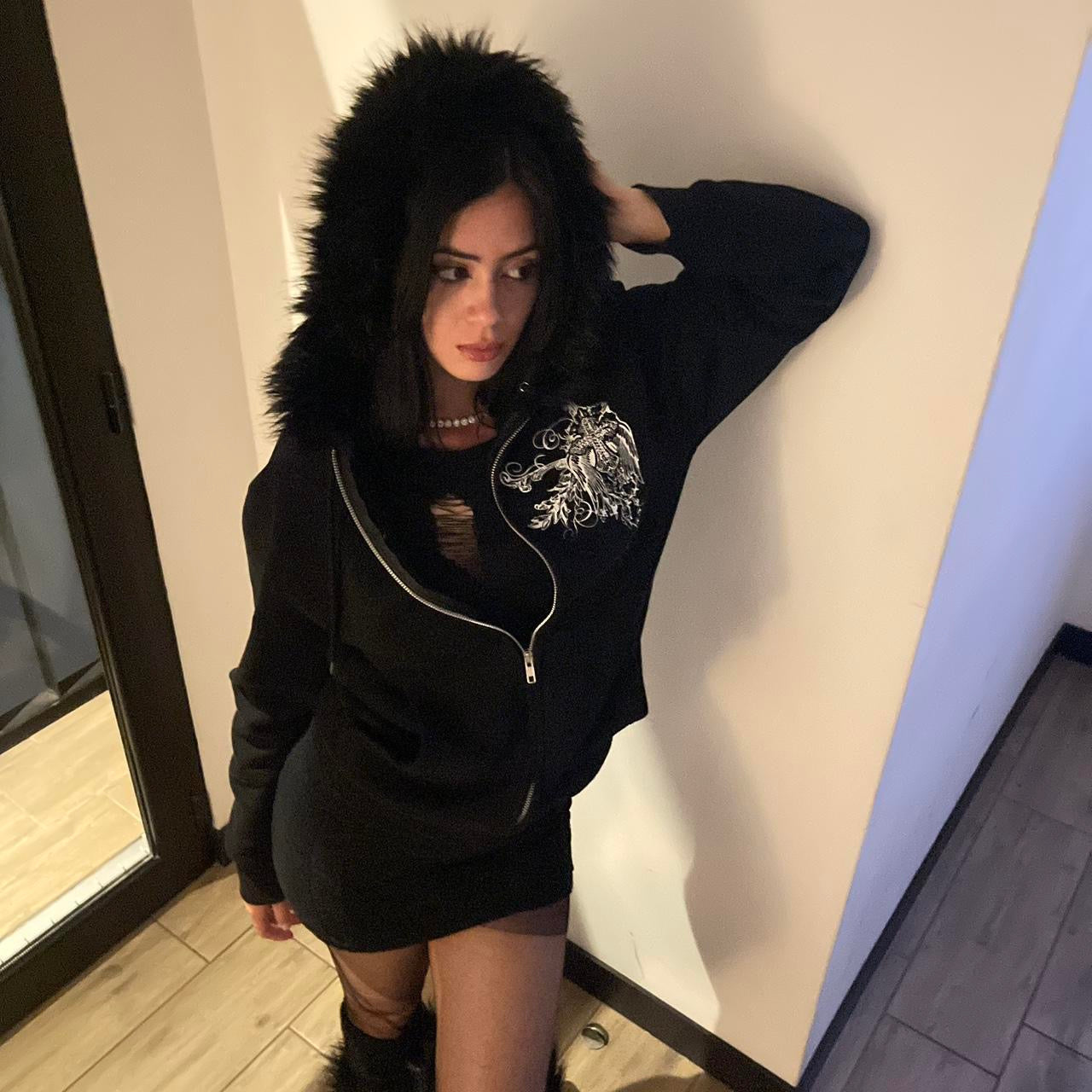 Ballistics Fur Hoodie