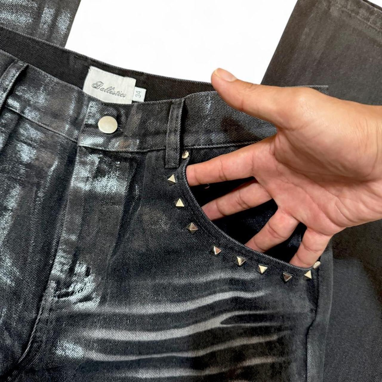 Japanese Waxed Studded Denim