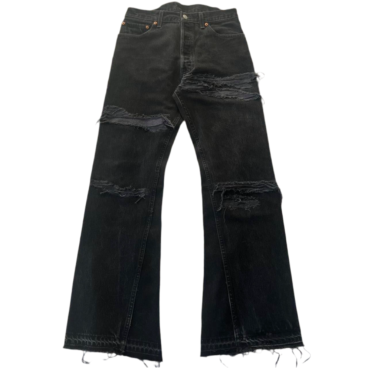 Distressed/Repaired denim