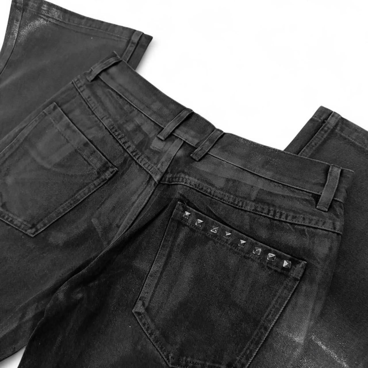 Japanese Waxed Studded Denim