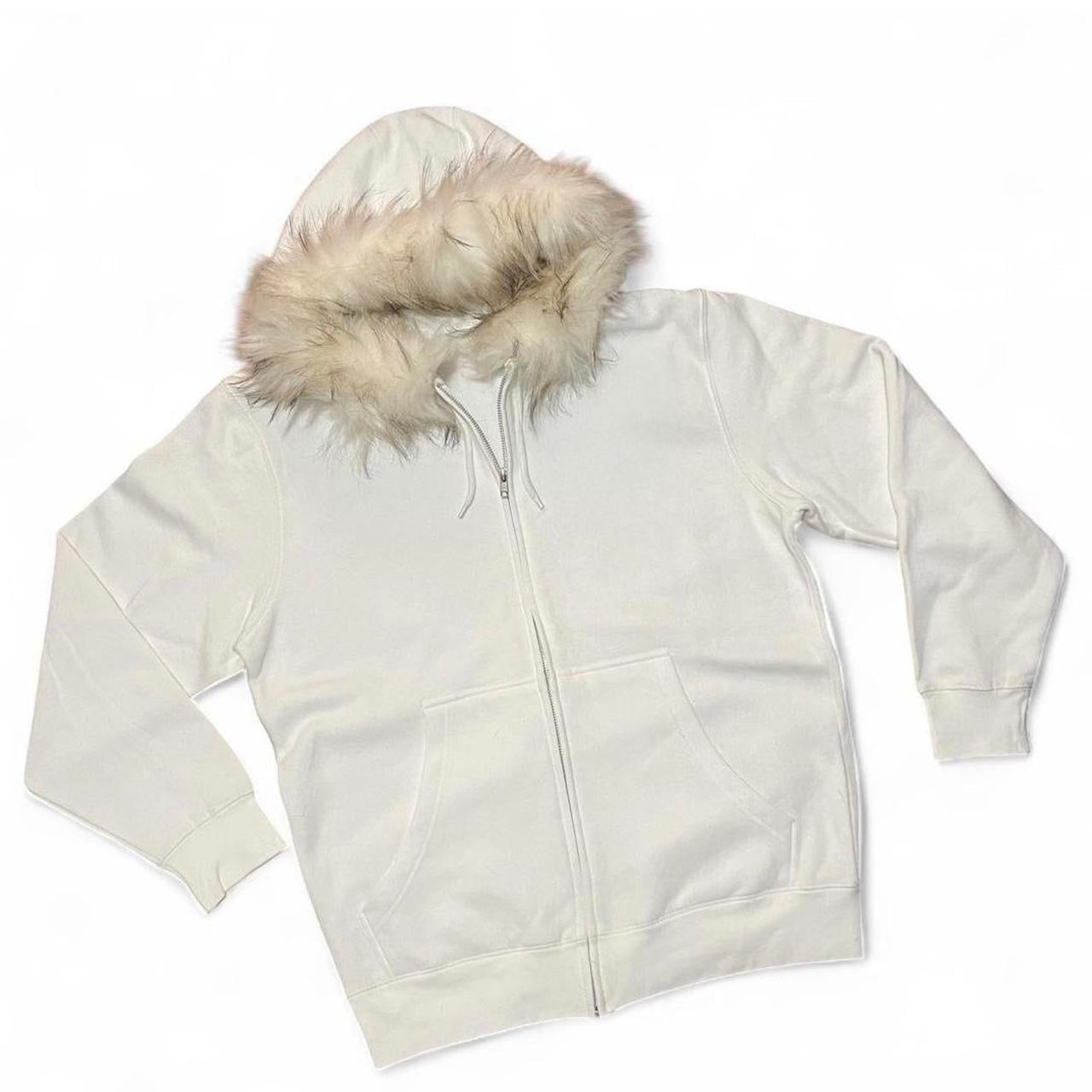 Ballistics Crème BLANK Fur Hoodie