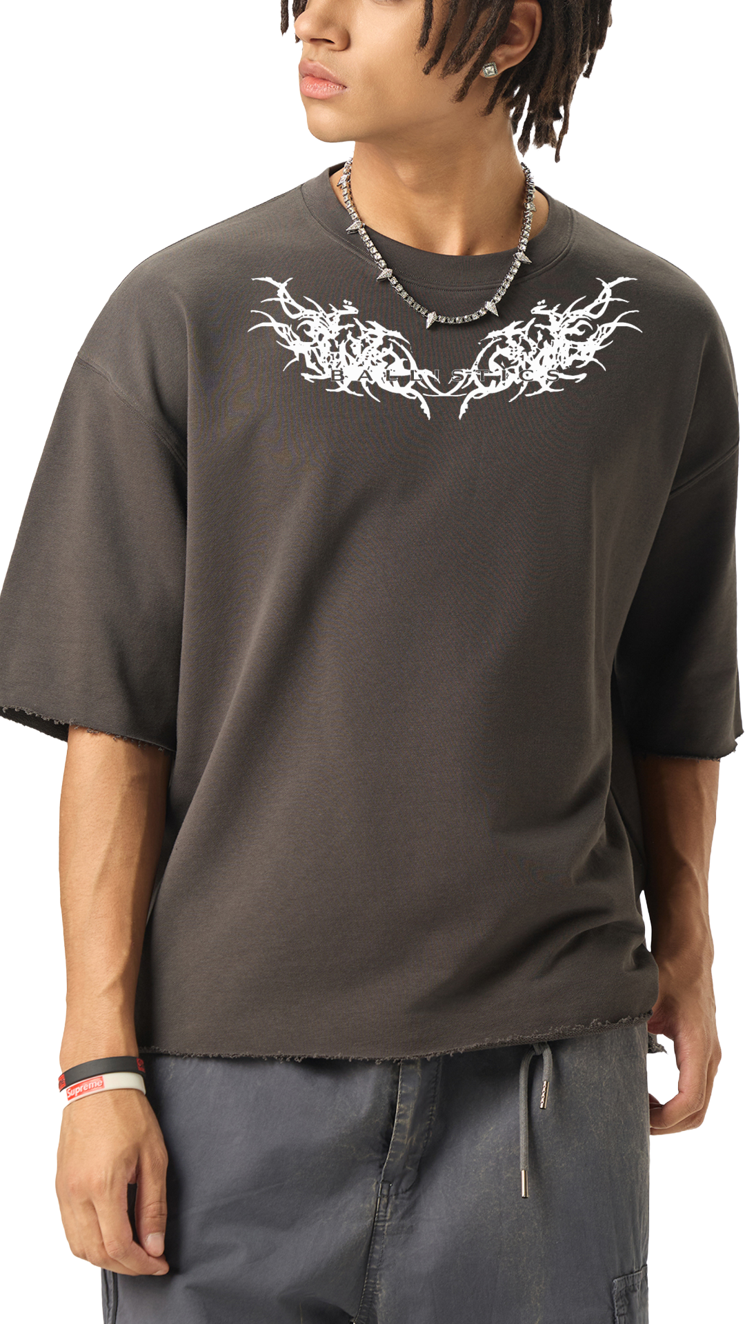Icarus Boxy Raw-Edge Shirt