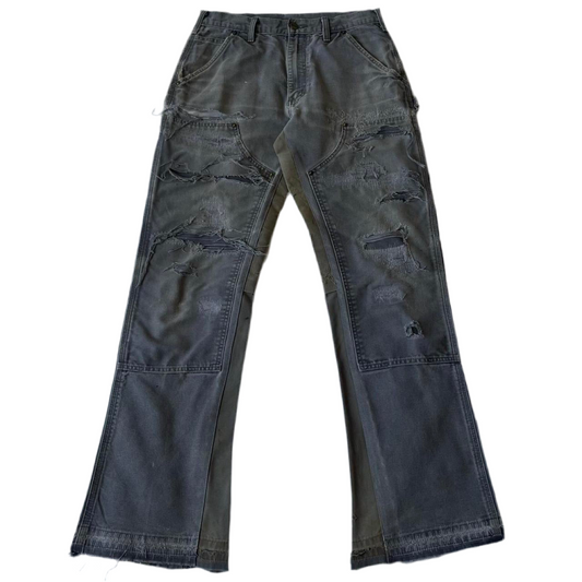 Distressed repaired double knees