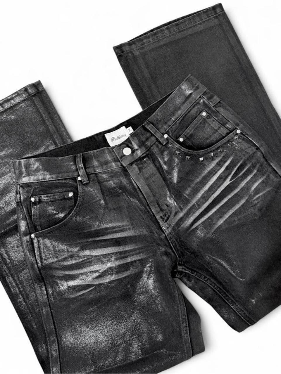 Japanese Waxed Studded Denim