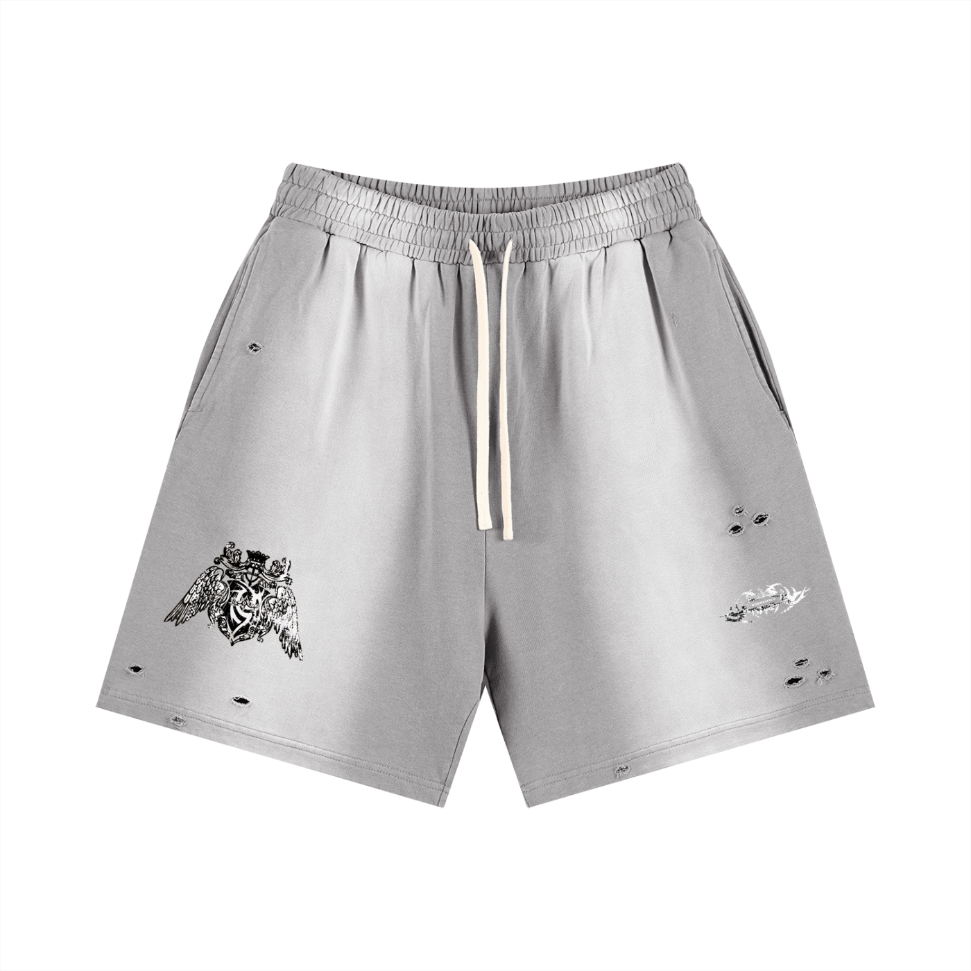 Entitled Distressed Shorts
