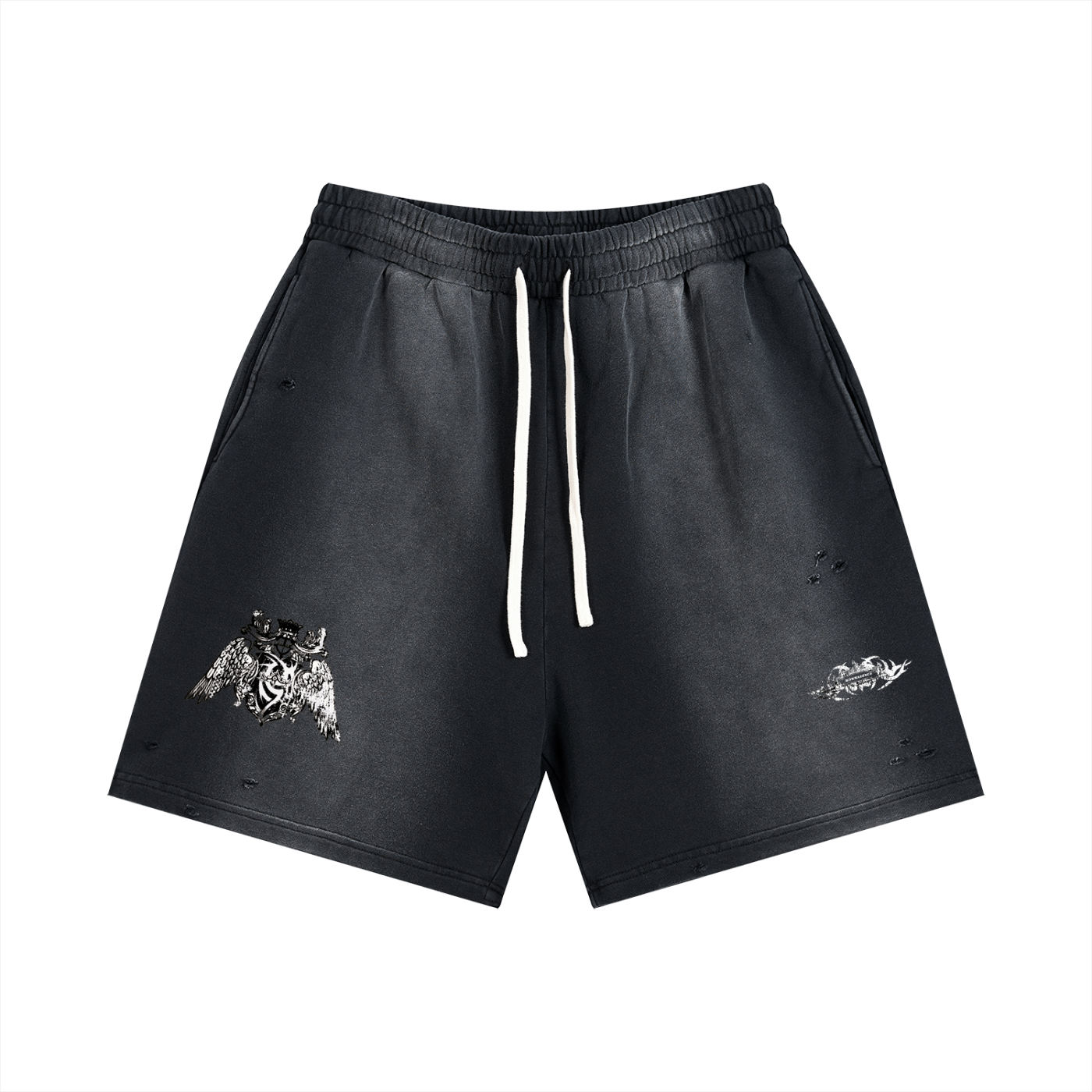 Entitled Distressed Shorts