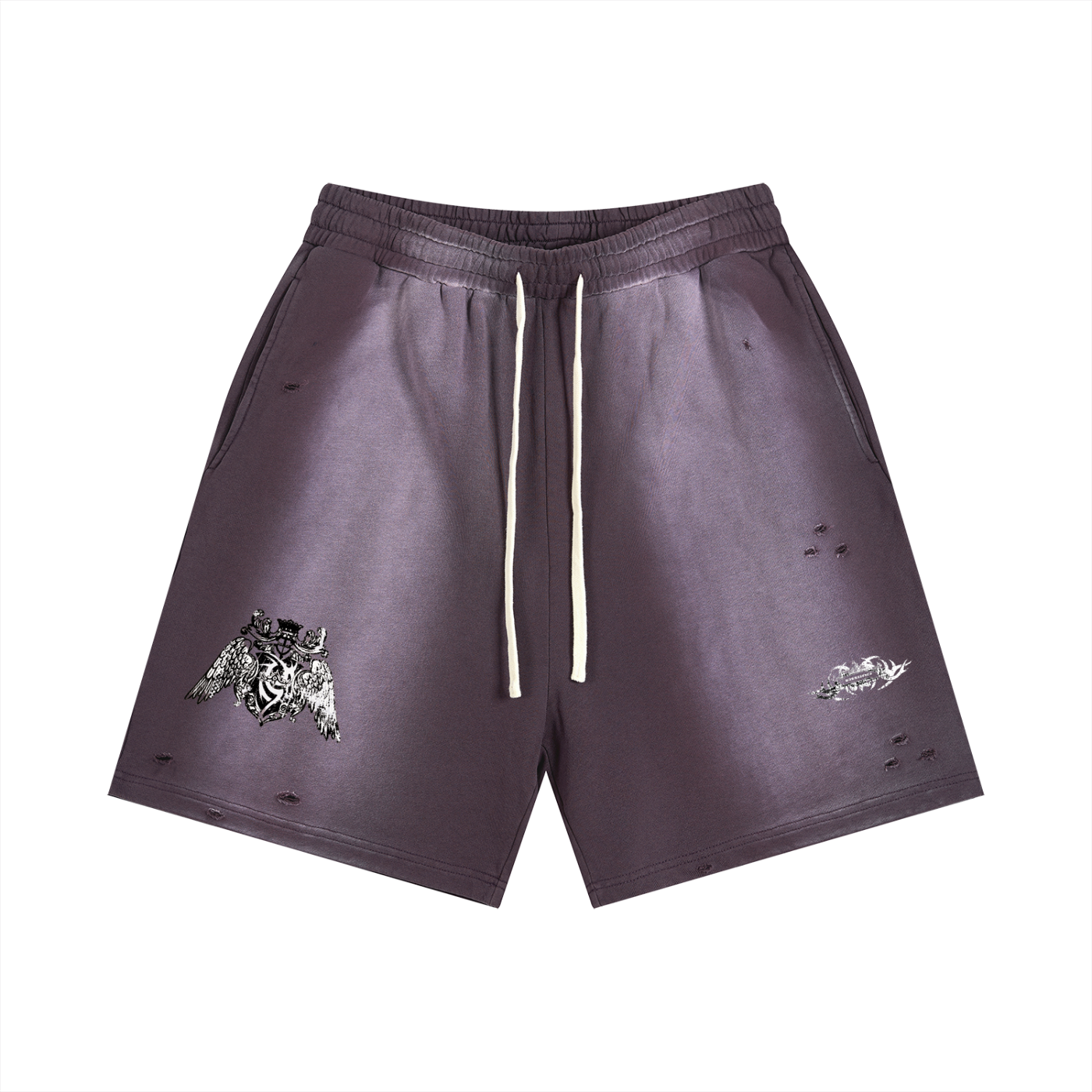Entitled Distressed Shorts